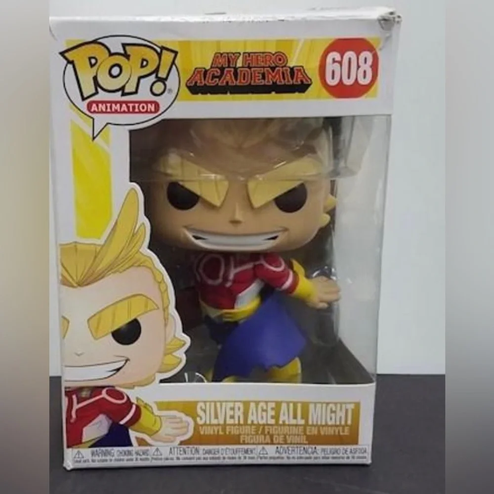 ANIME Pop! Silver Age All Might My Hero Academia #608 - Picture 1 of 6